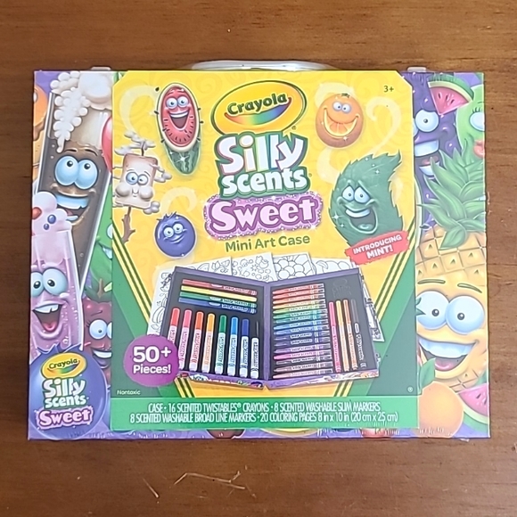 Crayola Art Skills 3pc Children's Coloring Book Marker Crayon Easy Painting Set - Picture 12 of 15